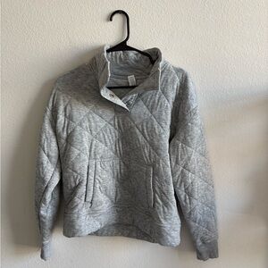 Quilted Turtleneck Sweater